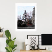 Frostbäume Poster (Heimbüro)