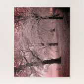 Frostbäume Puzzle (Vertikal)