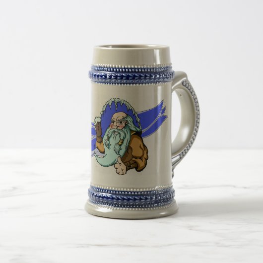 Frostbeards kaltes Gebräu Stein Bierglas (VorderseiteRechts)