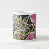 Frostbedeckte Blätter, Kanada Jumbo-Tasse (Vorderseite)
