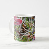 Frostbedeckte Blätter, Kanada Kaffeetasse (Vorderseite Links)