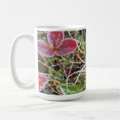Frostbedeckte Blätter, Kanada Kaffeetasse (Links)