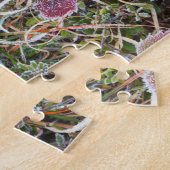 Frostbedeckte Blätter, Kanada Puzzle (Seite)