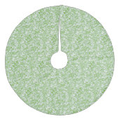 Frostbedecktes Gras Fleece Weihnachtsbaumdecke (Vorderseite)