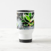 Frostbeeren und Weihnachtsweiden Reisebecher (Mittel)