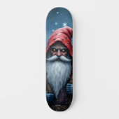Frostbite Santa und sein Elf der Unfug treibt. Skateboard (Vorderseite)
