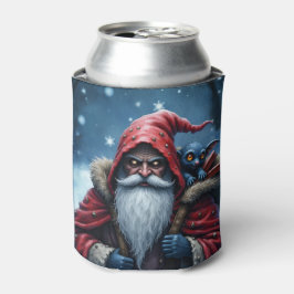 Frostbite Santa und sein Schabernack-Elf. Dosenkühler