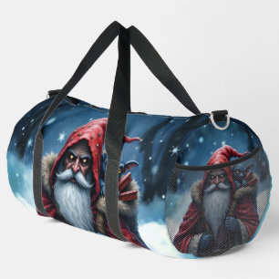 Frostbite Santa und sein Schabernack-Elf. Duffle Bag