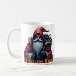 Frostbite Santa und sein Schabernack-Elf. Kaffeetasse