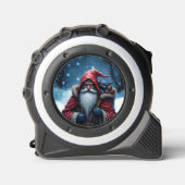 Frostbite Santa und sein Schabernack-Elf. Maßband (Vorderseite)