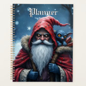 Frostbite Santa und sein Schabernack-Elf. Planer (Vorderseite)