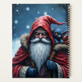 Frostbite Santa und sein Schabernack-Elf. Planer (Rückseite)