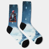 Frostbite Santa und sein Schabernack-Elf. Socken (Rechts)