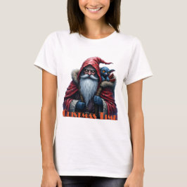Frostbite Santa und sein Schabernack-Elf. T-Shirt