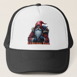 Frostbite Santa und sein Schabernack-Elf. Truckerkappe