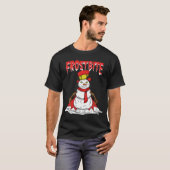 Frostbite Snowman Vampire Weihnachten T-Shirt (Vorne ganz)