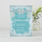 Frostbogenweihnachtsball Weihnachtsfest im Unterne Einladung (Stehend Vorderseite)