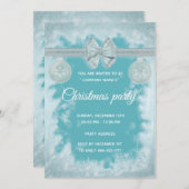 Frostbogenweihnachtsball Weihnachtsfest im Unterne Einladung (Vorne/Hinten)