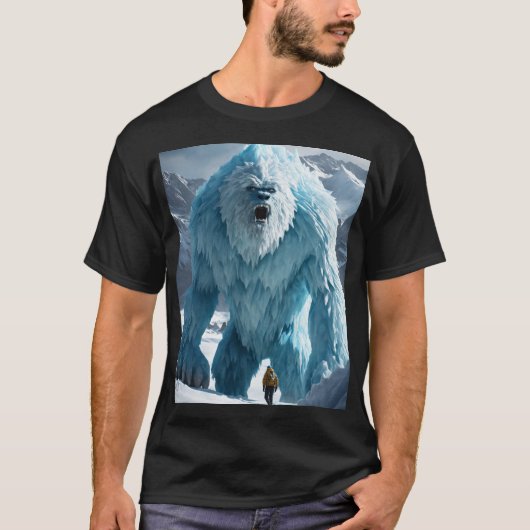 Frostbound Glacial Yeti T - Shirt (Vorderseite)