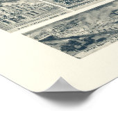 Frostburg, MD Panorama Karte - 1905 Poster (Ecke)