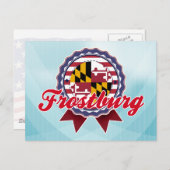 Frostburg, MD Postkarte (Vorne/Hinten)