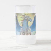 Frostdrache Mattglas Bierglas (Mittel)