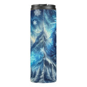 Frostdrachen atmen Eissturm Thermosbecher (Rückseite)