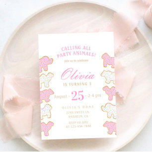 Frosted Animal Cookies Sprinkel sofort-Download Einladung