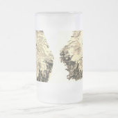 Frosted Beer Mug : king of The Jungle Mattglas Bierglas (Mittel)