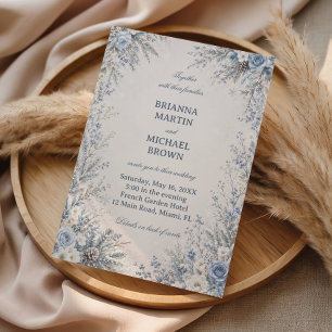 Frosted Blue Botanicals Umarme den Winter Einladung