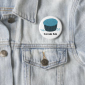Frosted Blue Cupcake - Cupcake-Verkauf Button (Beispiel)