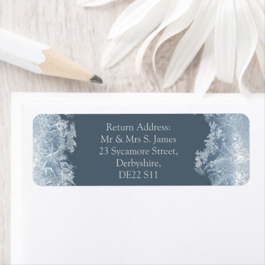 Frosted Blue Winter Wedding Custom (Insitu)