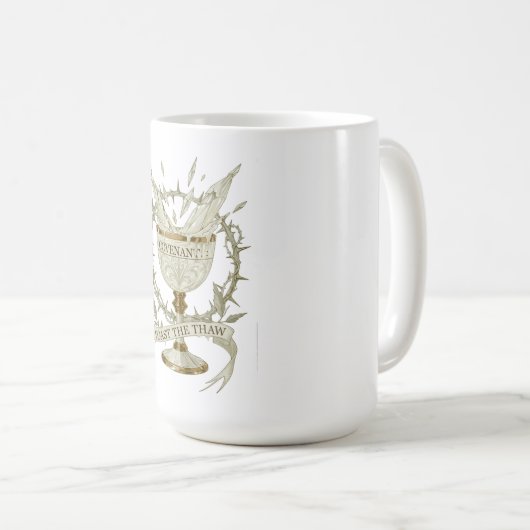 Frosted Chalice Covenant T-Shirt | Toast the Thaw Kaffeetasse (VorderseiteRechts)