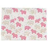 Frosted Circus Animal Cookie Große Geschenktüte (Rückseite)