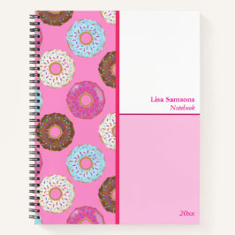Frosted Doughnuts Benutzerdefiniertes Notizbuch