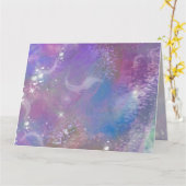 Frosted Dreaming Karte (Gelbe Blume)