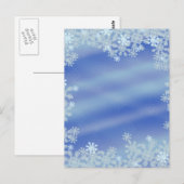 Frosted Edges Postkarte (Vorne/Hinten)