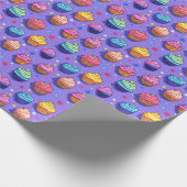 Frosted Fun Cupcake-Muster: Whimsical Bakery Geschenkpapier (Ecke)