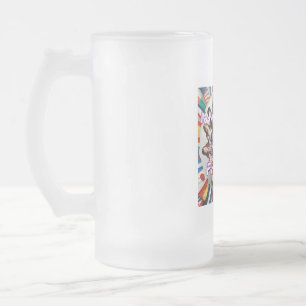 Frosted Glass Becher, 470 ml Mattglas Bierglas