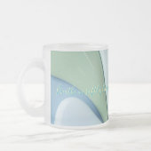 Frosted glass mug in stylish graphic mattglastasse (Links)