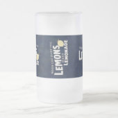 Frosted Glass Mug Matte Finish Optimism Quote Mattglas Bierglas (Mittel)