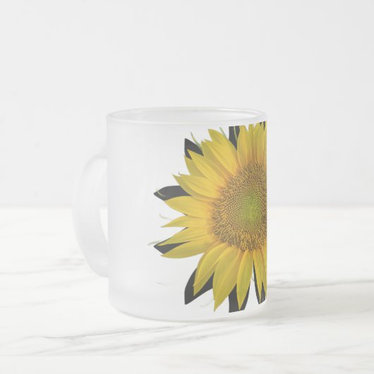 Frosted Glass Mug Mattglastasse (Vorderseite Links)