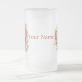 Frosted Glass Red Panda Warm Glow Mug Mattglas Bierglas (Mittel)