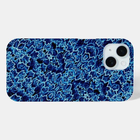 Frosted Ivy Blue Case-Mate iPhone Hülle (Rückseite (Horizontal))