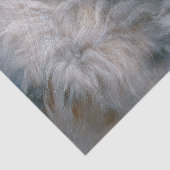 Frosted Lodge Grey Wolf Portrait Seidenpapier (Ausschnitt)