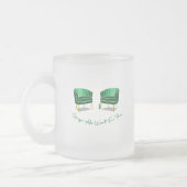 Frosted Mug – Ingwerbier wird das nicht beheben Mattglastasse (Links)