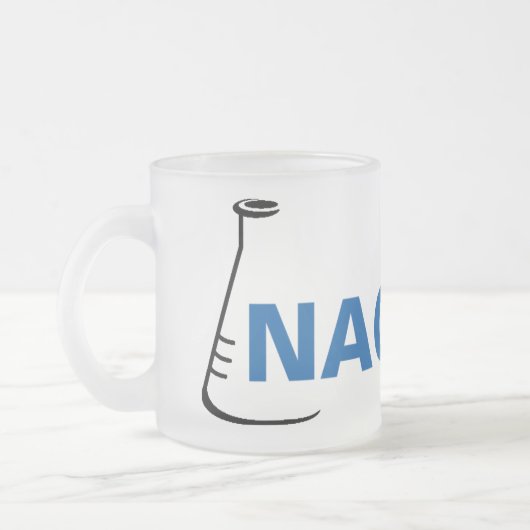 Frosted NAOSMM Logo Mug Mattglastasse (Links)