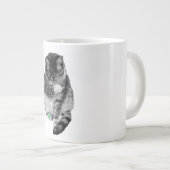 Frosted Paw Feiertags-Tasse Jumbo-Tasse (Vorderseite Rechts)