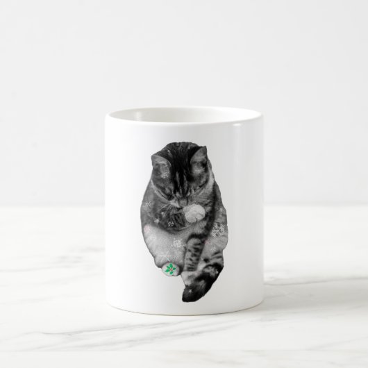Frosted Paw Holiday Mug Kaffeetasse (Mittel)