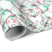Frosted Petal Mosaik Geschenkpapier (Rolleneckpunkt)